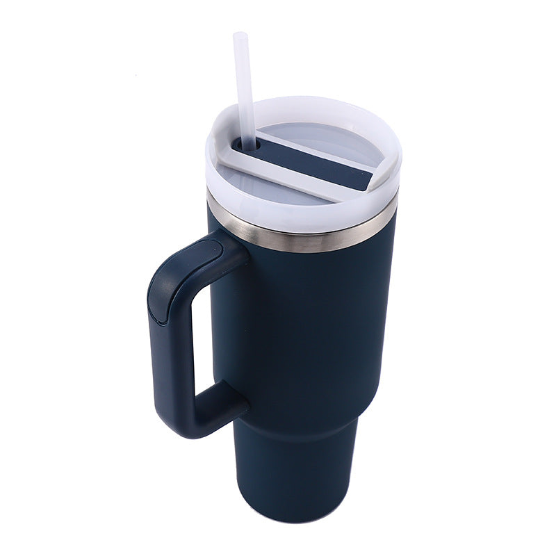 Amazon's new 40oz Handle Ice Bar Thermos Cup 304 Car cup Thermal cold beer Cola car water cup